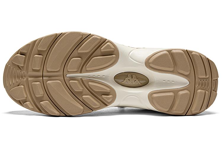 Кроссовки унисекс Kappa K0DZ5MC65D-0106R белые с коричневым