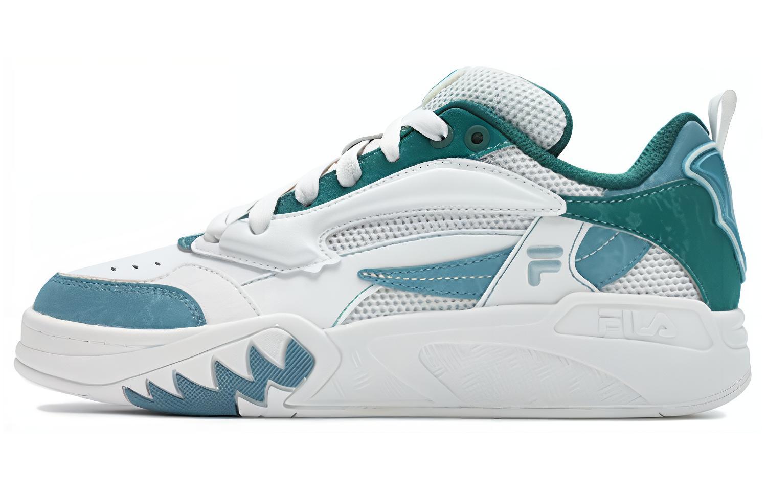 Кеды женские FILA FUSION DESPERADO Outlaw Low Top белые и зелёные, 39 EU