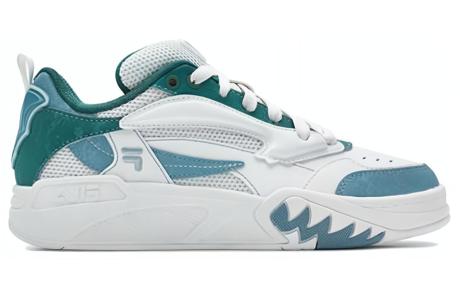 Кеды женские FILA FUSION DESPERADO Outlaw Low Top белые и зелёные, 39 EU