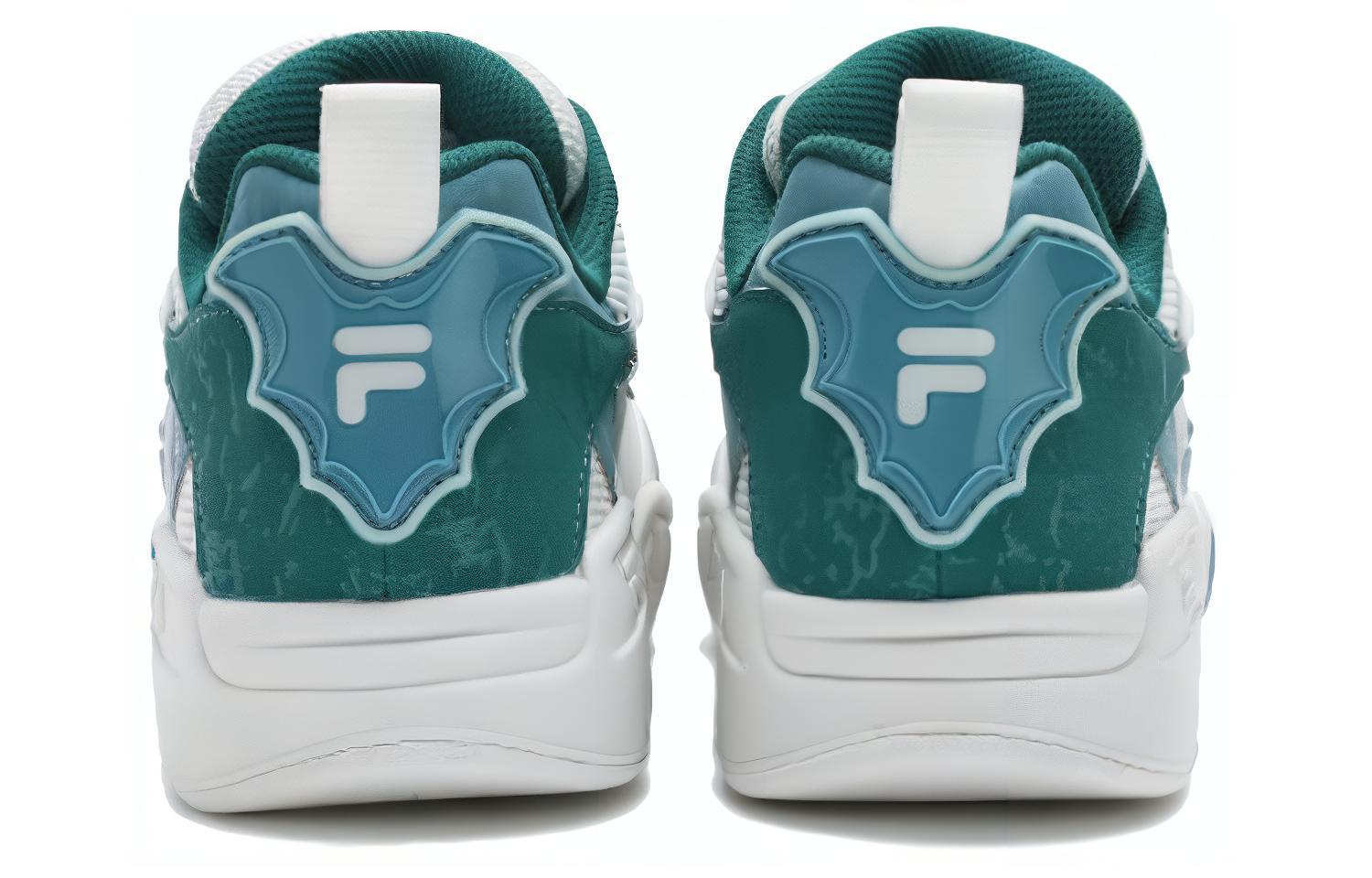 Кеды женские FILA FUSION DESPERADO Outlaw Low Top белые и зелёные, 39 EU