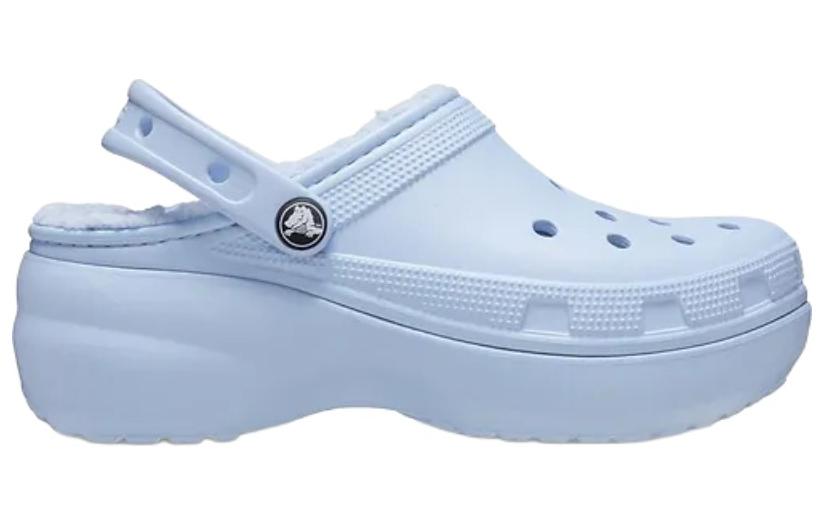 Шлепанцы женские Crocs Beach Clouds Clogs голубые, 36-37 EU