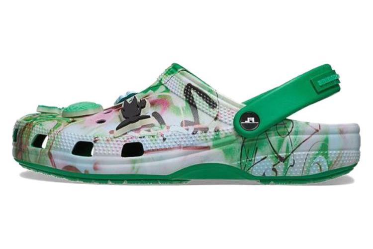 Шлепанцы унисекс Crocs Classic Clog Futura Laboratories зеленые