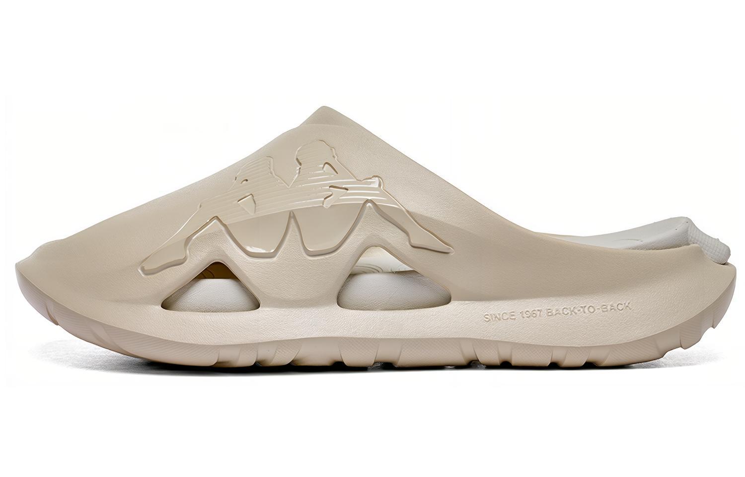 Шлепанцы унисекс Kappa Cool Chip коричневые, 37 EU