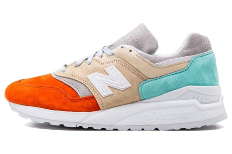 Кроссовки унисекс New Balance 997.5 Cyclades оранжево-турquoise, 39 EU