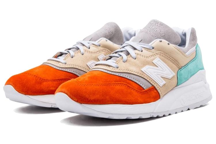 Кроссовки унисекс New Balance 997.5 Cyclades оранжево-турquoise, 39 EU