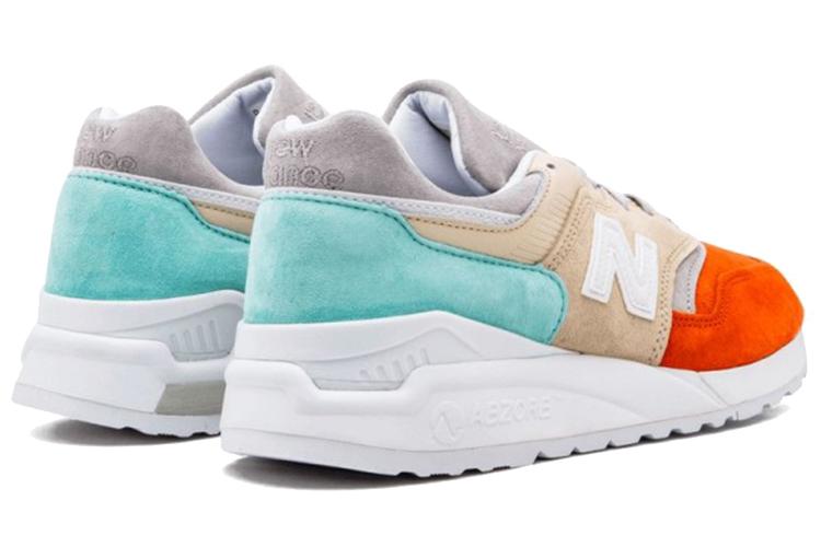Кроссовки унисекс New Balance 997.5 Cyclades оранжево-турquoise, 39 EU