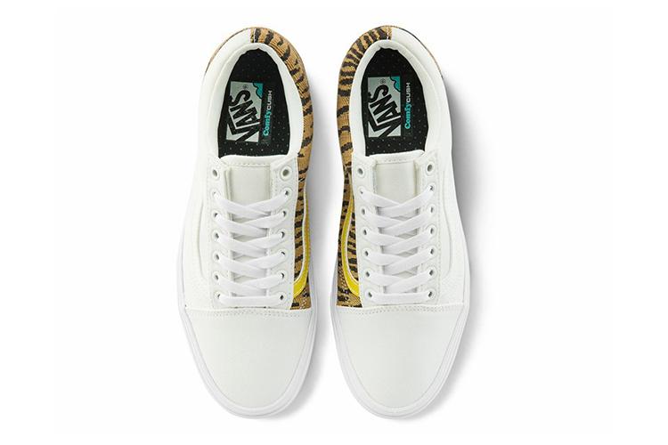 Кеды унисекс Vans ComfyCush Old Skool Le Tigre белые, 36 EU