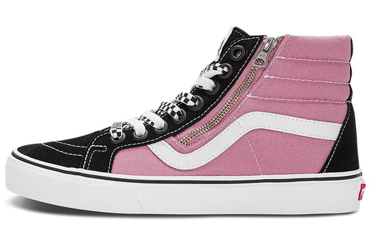 Кеды унисекс Vans SK8-Hi Reissue Side Zip розовые