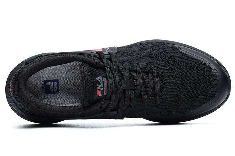 Кроссовки женские FILA A12W142114FBA черные/красные, 37.5 EU