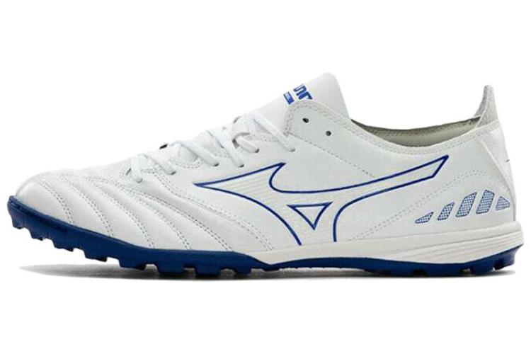 Футбольные бутсы мужские Mizuno Morelia Neo 3 Pro TF белые-голубые, 44 EU