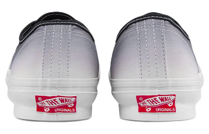 Кроссовки унисекс Vans Authentic LX Dip Dye черные, белые, 36 EU