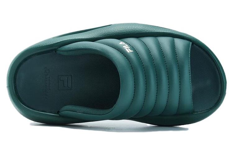 Шлепанцы женские FILA Galaxy Slippers зеленые, 38 EU