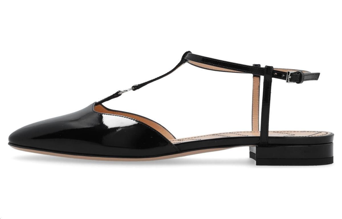 Туфли женские GUCCI 754136 BNC00 1000 черные, 35.5 EU