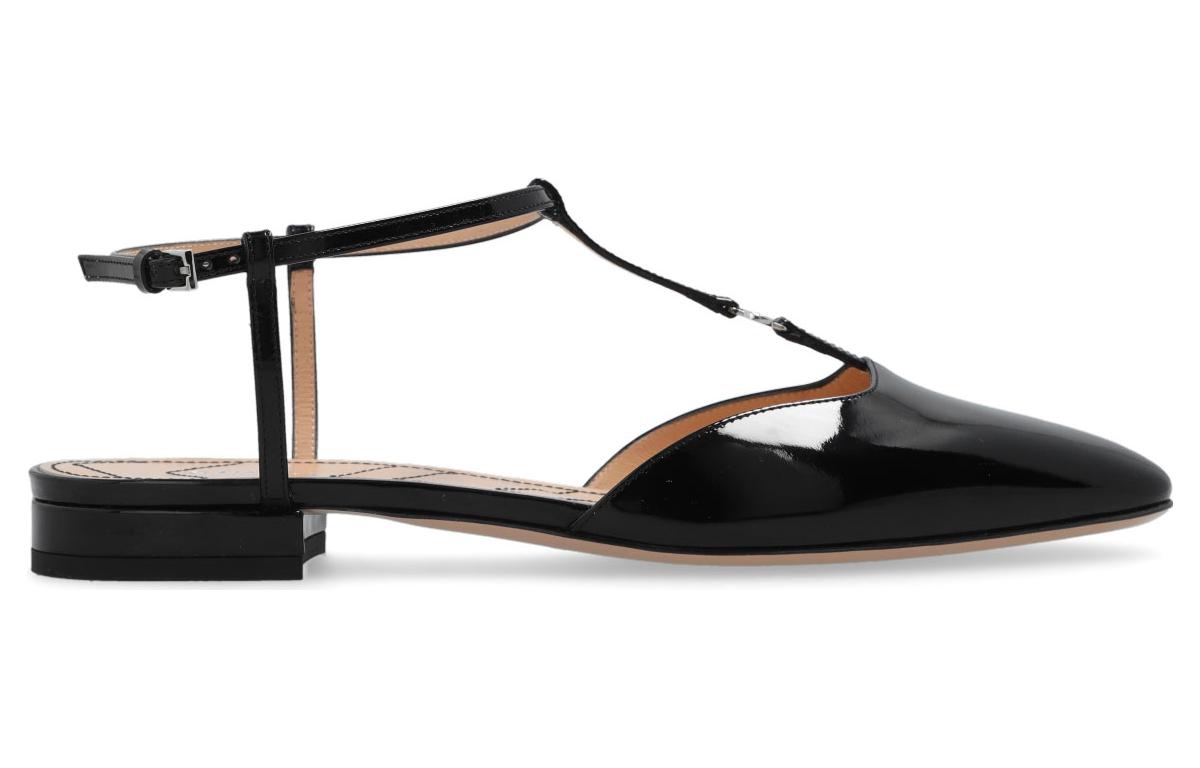 Туфли женские GUCCI 754136 BNC00 1000 черные, 35.5 EU