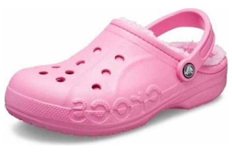 Шлепанцы женские Crocs Baya Lined Clogs розовые