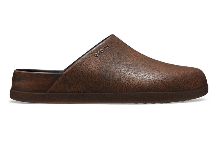 Шлепанцы унисекс Crocs Dylan Burnished темно-коричневые, 37-38 EU