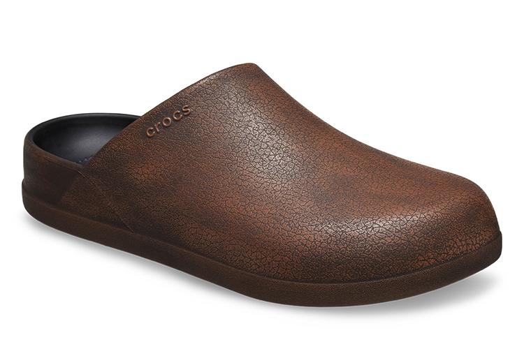 Шлепанцы унисекс Crocs Dylan Burnished темно-коричневые, 37-38 EU