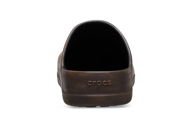 Шлепанцы унисекс Crocs Dylan Burnished темно-коричневые, 37-38 EU
