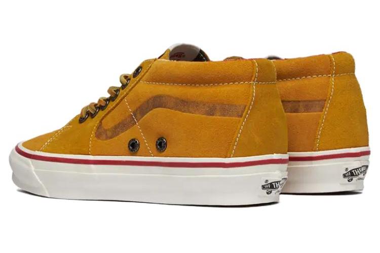 Кеды унисекс Vans X Nigel Cabourn Sk8-Mid LX коричневые, 38 EU