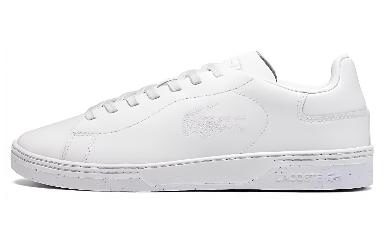 Кроссовки мужские LACOSTE Low top Skateboard Shoes ecru, 41 EU