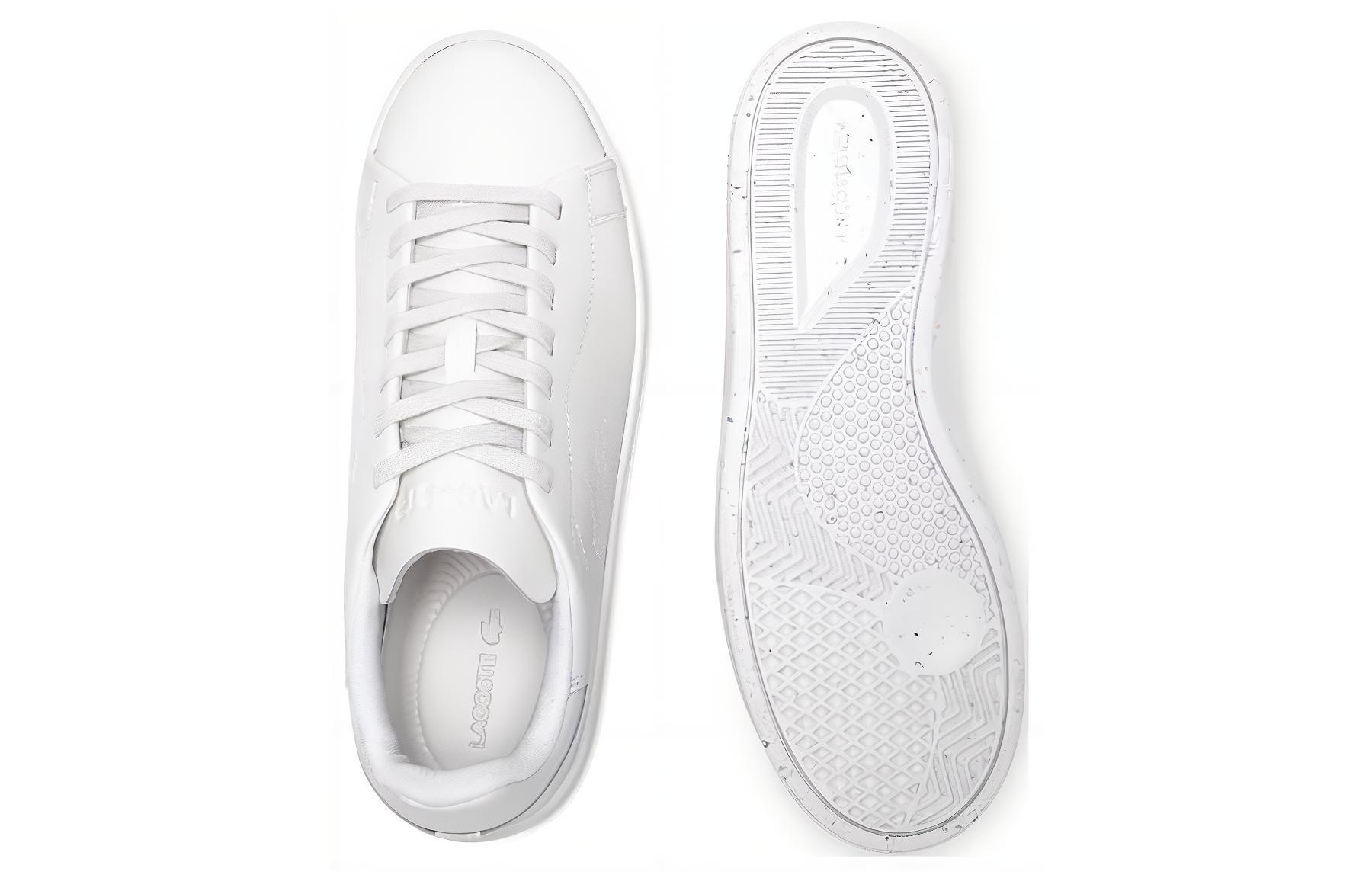 Кроссовки мужские LACOSTE Low top Skateboard Shoes ecru, 41 EU