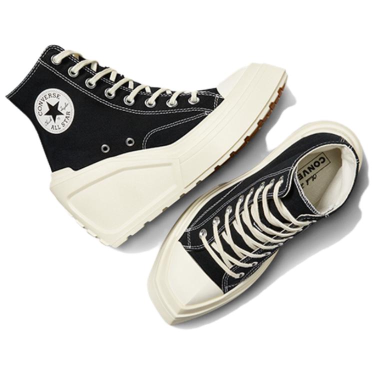 Ботильоны женские Converse Chuck 70 De Luxe Wedge черные, 35 EU