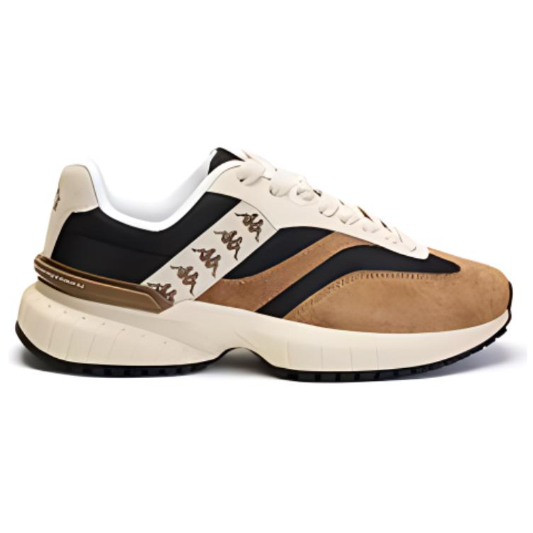 Кроссовки унисекс Kappa K0EW5MM33-6512 кофейно-черные, 37 EU