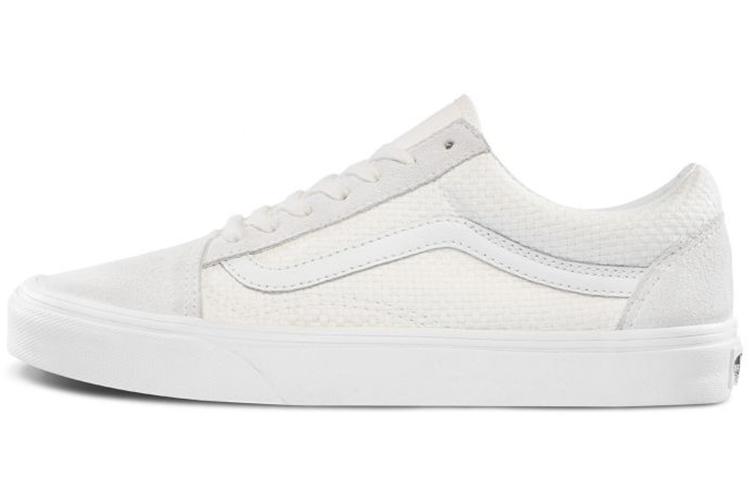 Кеды унисекс Vans Old Skool Woven Check marshmallow, 40 EU