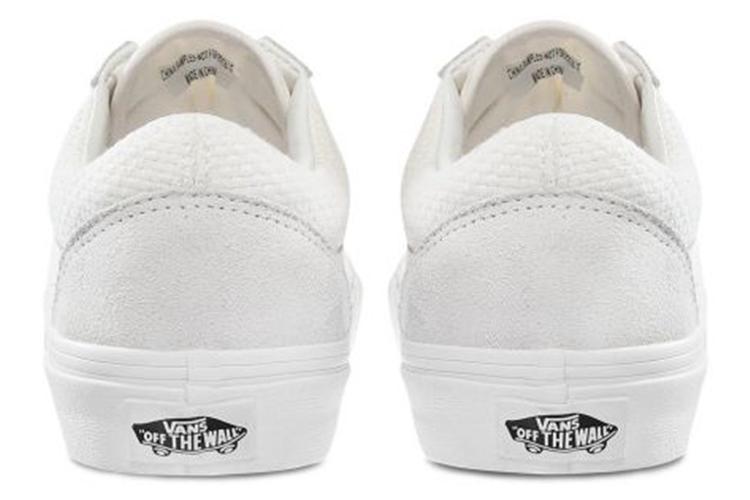 Кеды унисекс Vans Old Skool Woven Check marshmallow, 40 EU