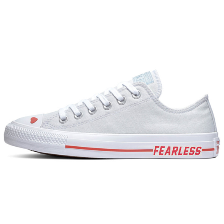 Кеды женские Converse Love Fearlessly Chuck Taylor All Star серые