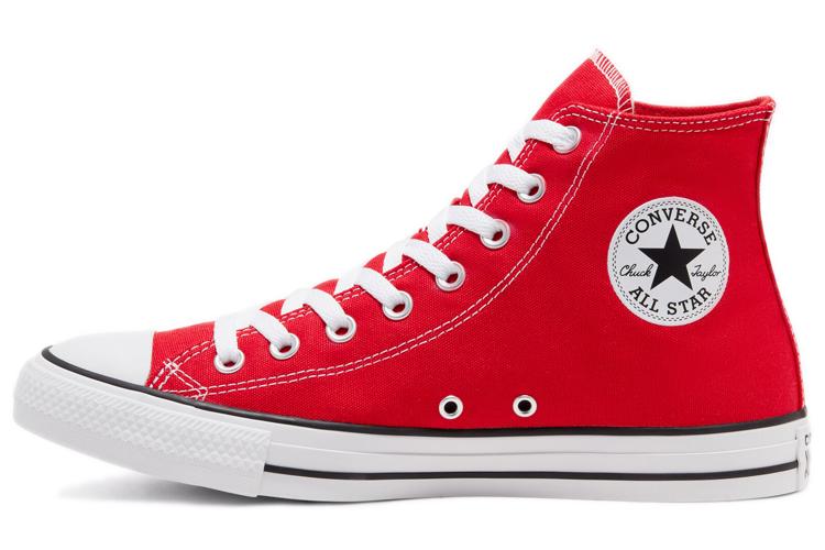 Кеды унисекс Converse Chuck Taylor All Star High Smiley, university red, 41.5 EU