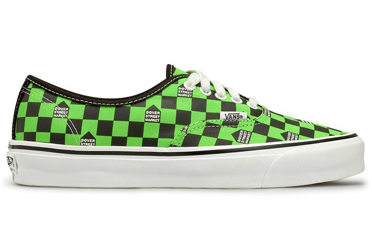 Кеды мужские Vans Authentic LX DSM клетчатый принт green gecko, 44.5 EU