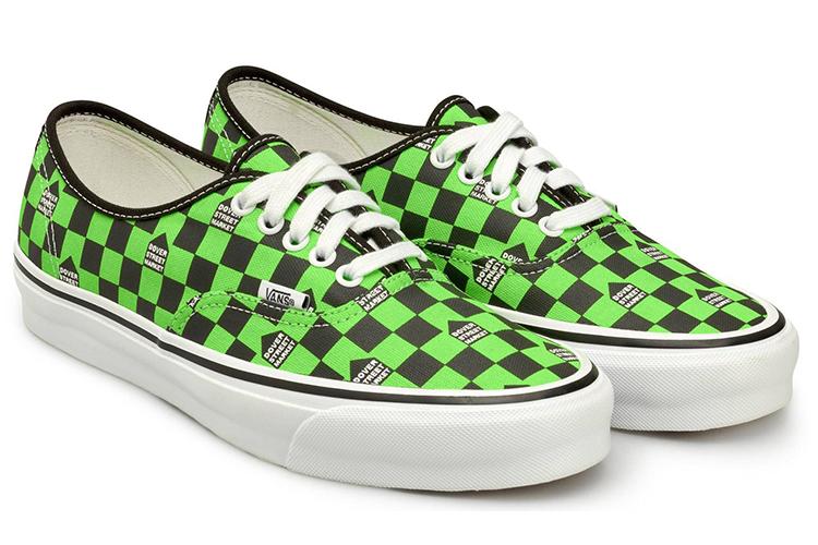 Кеды мужские Vans Authentic LX DSM клетчатый принт green gecko, 44.5 EU