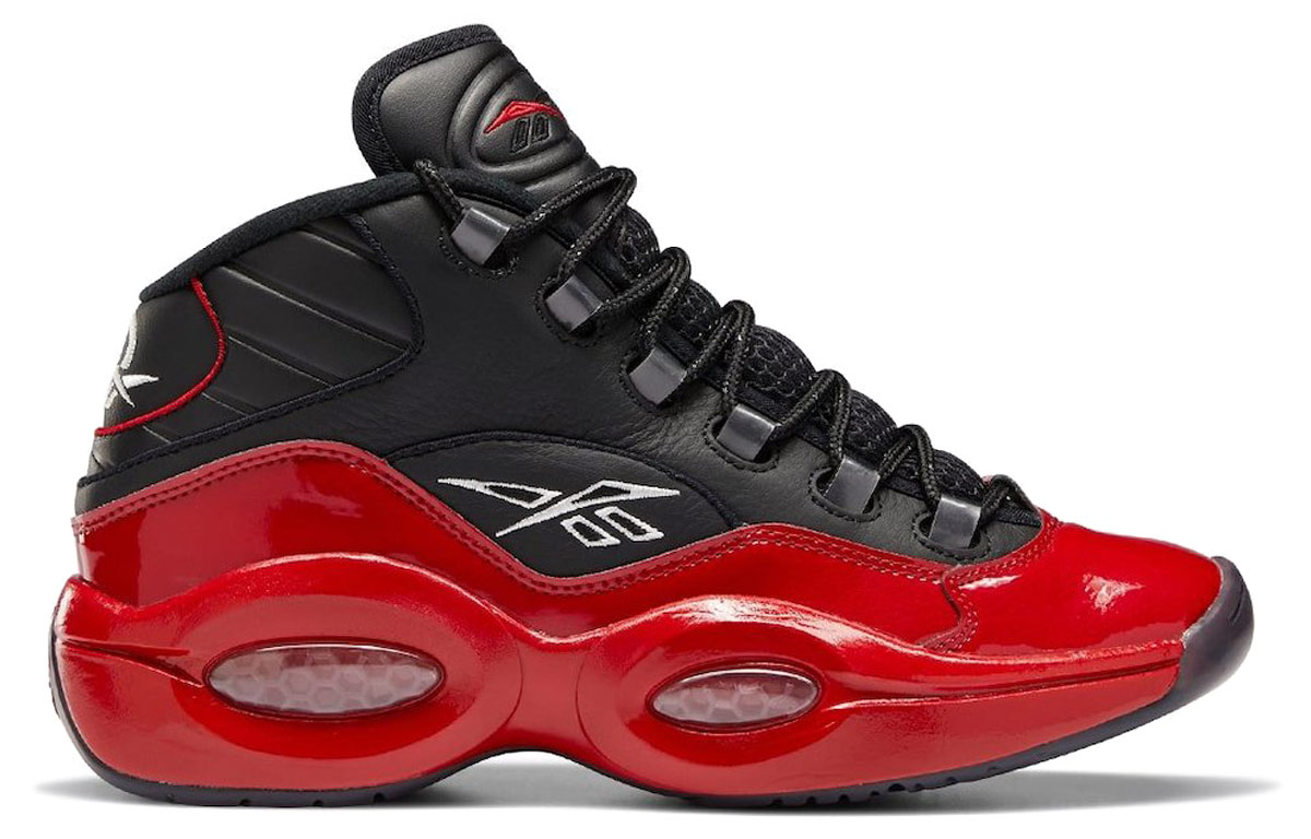 Кроссовки унисекс Reebok Question Mid 76ers bred, 41 EU