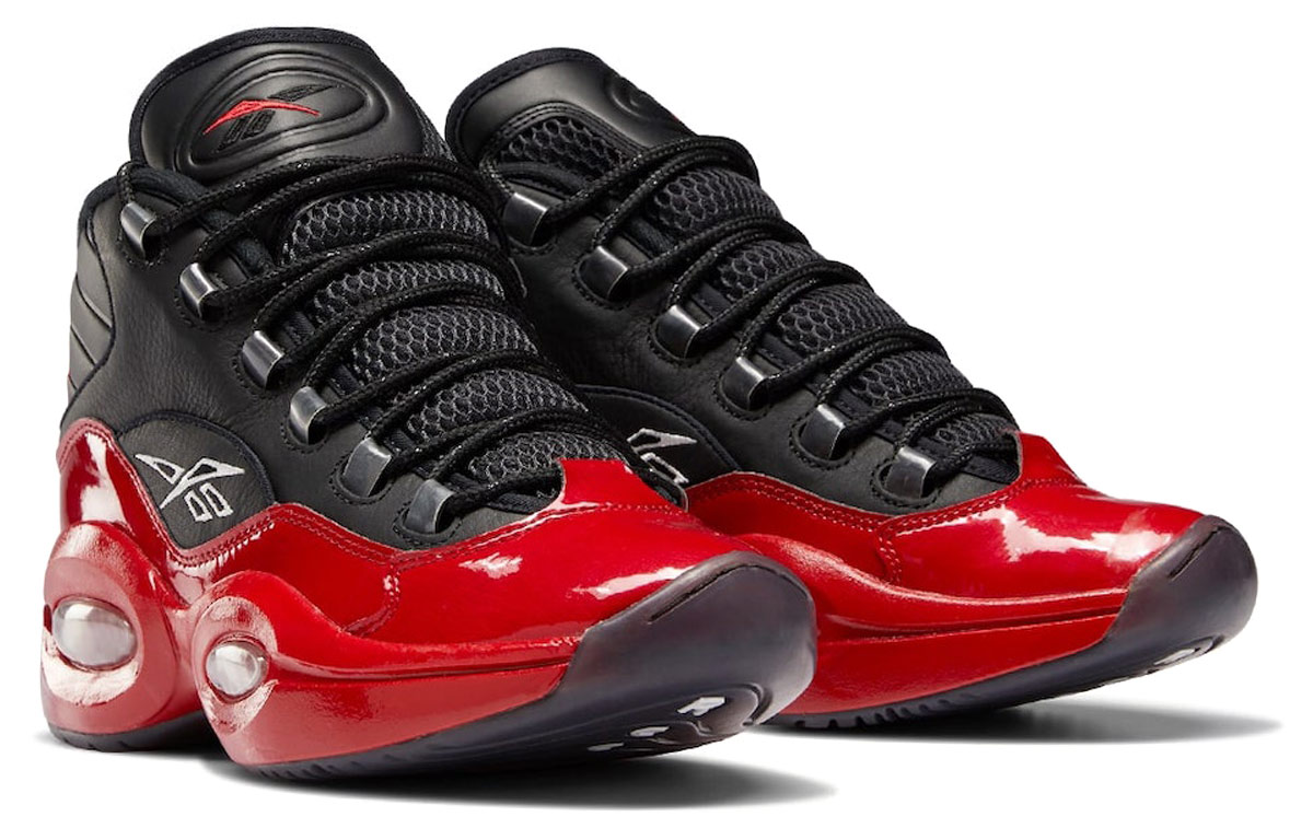 Кроссовки унисекс Reebok Question Mid 76ers bred, 41 EU