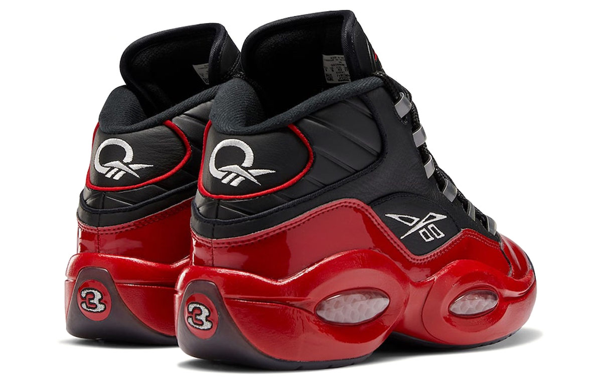 Кроссовки унисекс Reebok Question Mid 76ers bred, 41 EU