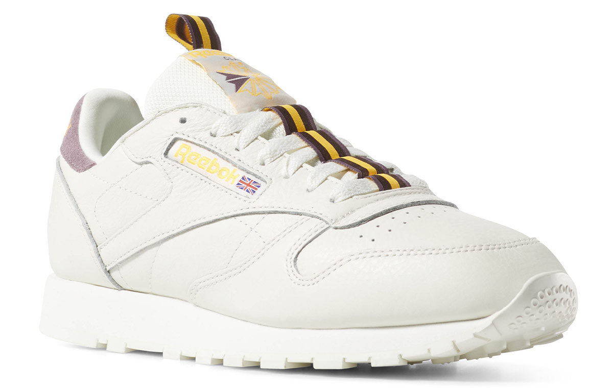 Кроссовки мужские Reebok Classic Leather Vintage, chalk orchid, 42.5 EU