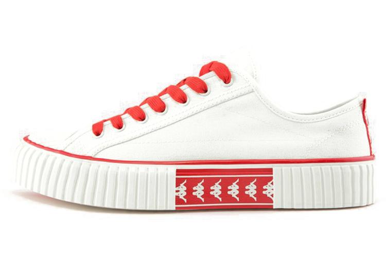 Кеды унисекс Kappa K0BX5VS08D-012A белые и красные, 37 EU