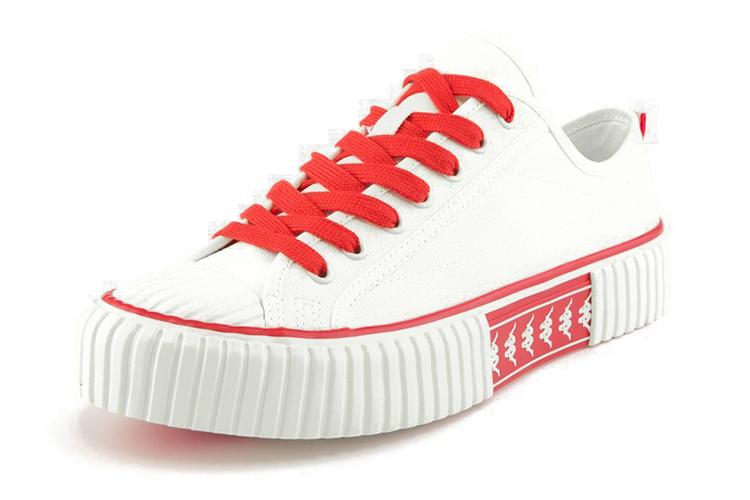 Кеды унисекс Kappa K0BX5VS08D-012A белые и красные, 37 EU