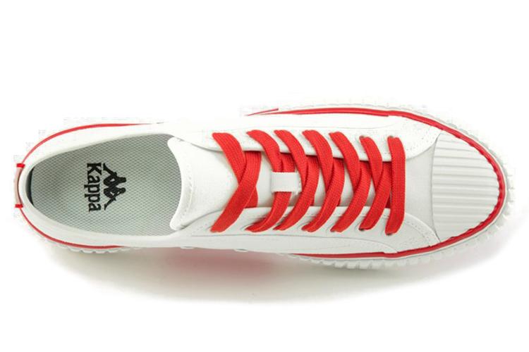 Кеды унисекс Kappa K0BX5VS08D-012A белые и красные, 37 EU