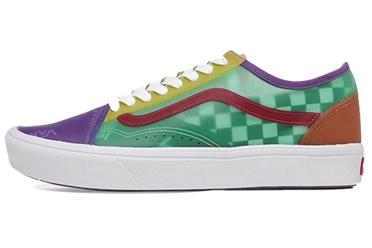Кеды женские Vans Comfycush Slip Skool green purple