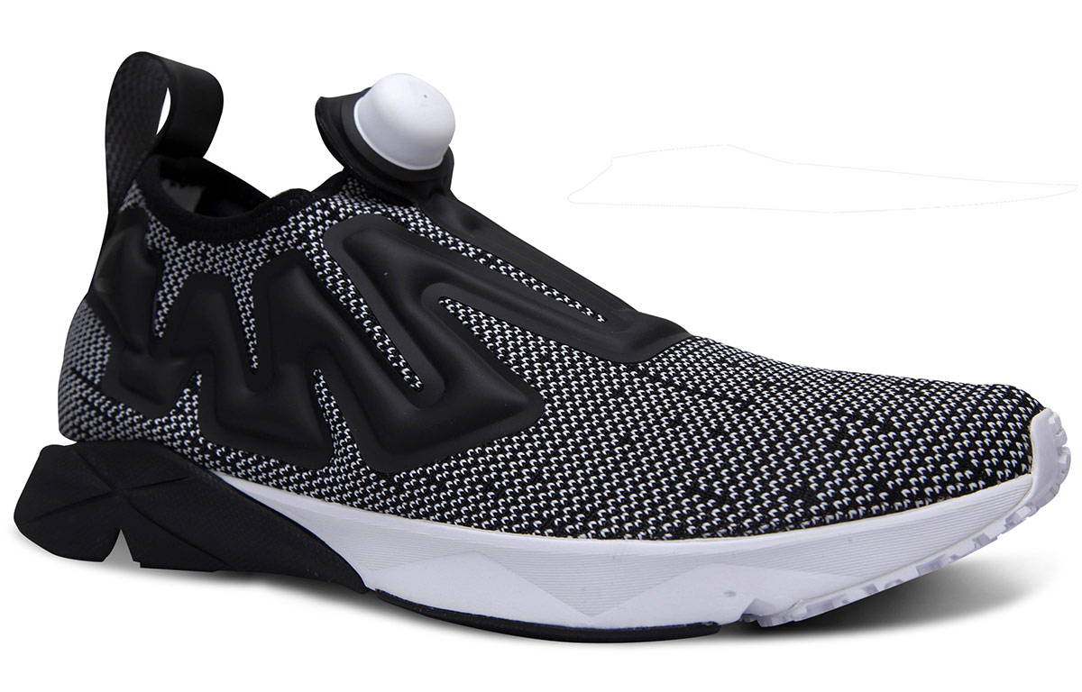 Кроссовки унисекс Reebok Pump Supreme Ultraknit черные, 36 EU