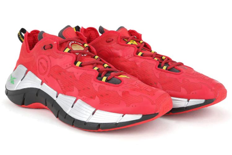 Кроссовки унисекс Reebok Zig Kinetica II красные, 43 EU