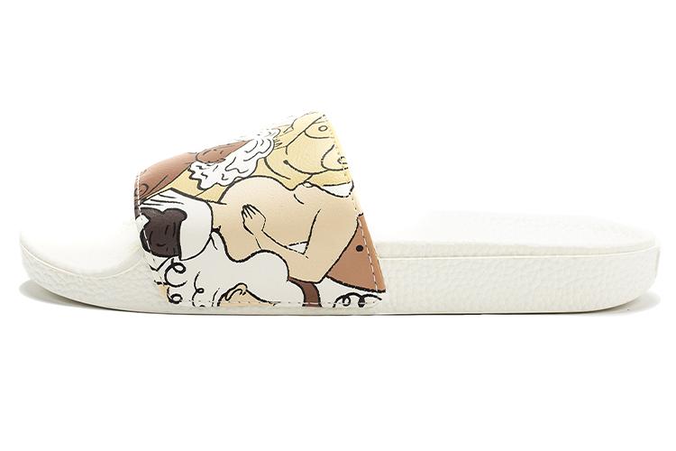 Шлепанцы женские Vans CoppaFeel X Vans Slide On белые, 34.5 EU