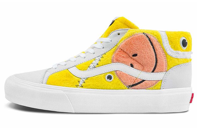 Кроссовки унисекс Vans Mid Skool желтые, 39 EU