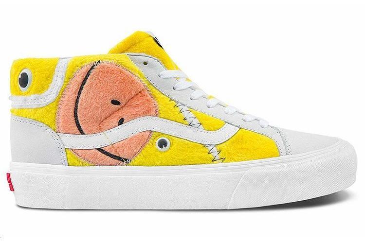 Кроссовки унисекс Vans Mid Skool желтые, 39 EU