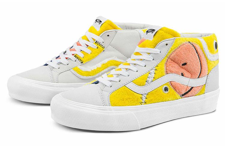 Кроссовки унисекс Vans Mid Skool желтые, 39 EU