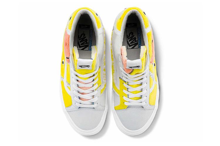 Кроссовки унисекс Vans Mid Skool желтые, 39 EU