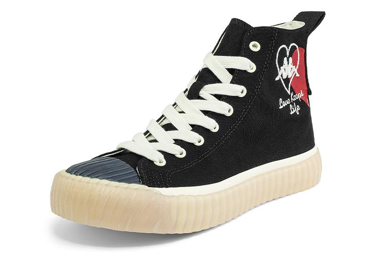 Кеды унисекс Kappa KPCDFVS90C-990 черные, 36 EU