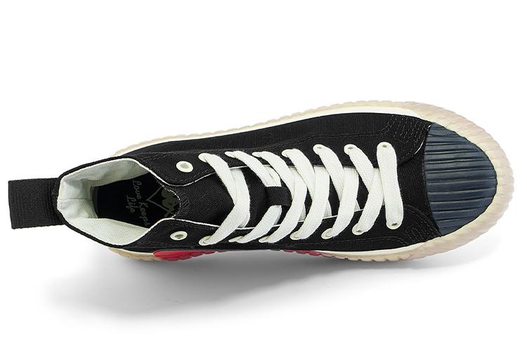 Кеды унисекс Kappa KPCDFVS90C-990 черные, 36 EU